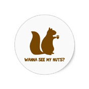 Sticker Wanna See My Nuts