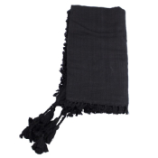 Arab Scarf Shemagh Black/Tassel