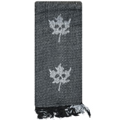 Shemagh Arab Scarf Skull Flag Print - Black