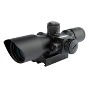 2.5-10x40 Tactical Laser Mil-Dot Rifle Scope