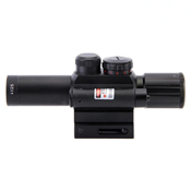 M6 4x25 Tactical Mil-Dot Rifle Scope w/ Laser