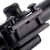 M6 4x25 Tactical Mil-Dot Rifle Scope w/ Laser