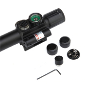 M6 4x25 Tactical Mil-Dot Rifle Scope w/ Laser