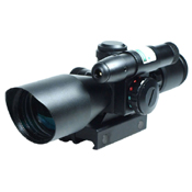 2.5-10x40 Tactical Laser Mil-Dot Rifle Scope