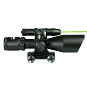 2.5-10x40 Tactical Laser Mil-Dot Rifle Scope