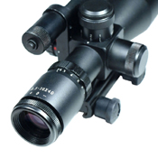 2.5-10x40 Tactical Laser Mil-Dot Rifle Scope