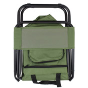 Foldable Camping Chair w/ Insulated Ice Bag