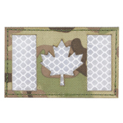 Canadian Flag Reflective Patch