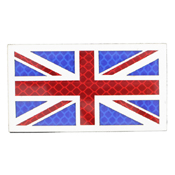 Union Jack British Flag Reflective Patch