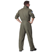 Flight Suit With Top Gun Patches