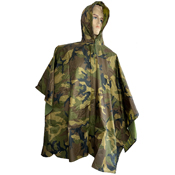 Camo Ripstop Rain Poncho