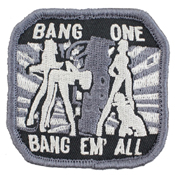 Bang One Bang Em All Hook & Loop Patch