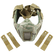 Airsoft Half Face Mesh Mask - Multicam