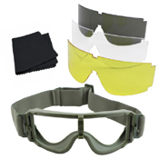 Tactical Safety Goggles Set