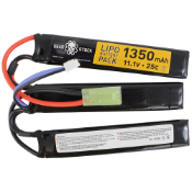 11.1V 1350mAh Butterfly Style LiPo Airsoft Battery