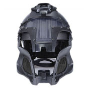 Samurai Airsoft Helmet - Black