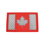 Reflective Canada Flag Patch