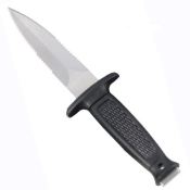 Gear Stock Boot Stainless Steel Knive With Nylon Web