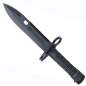 Gear Stock Stainless Steel G.I. Type M-9 Bayonet With Scabbard