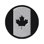 Gear Stock Canada Flag Patch Round