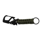 Tactical Paracord Carabiner Keychain
