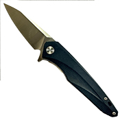 Precision Black Folding Knife