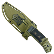 FieldCore Black Tactical Fixed Knife w/ Sheath