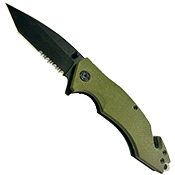 RangerPro Survival Folding Knife G10 w/ Belt Cutter