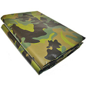 Woodland Camouflage Polyethylene Tarp