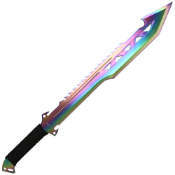 Sawback Fantasy Machete W/Sheath