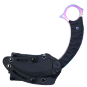 Steel Karambit Knife with Kydex Sheath