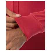 Classic Rib Knit Red Union Suit