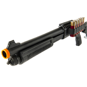 JAG Arms Scattergun TSS Gas Airsoft Shotgun w/ Side Saddle