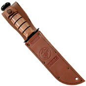 Full-Size Brown Leather Sheath for 7 Inch Long Blade Knife