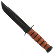 7 Inch Blade Fighting Knife w/ Leather Sheath