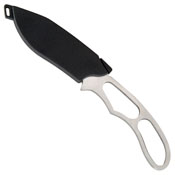 Adventure Piggyback Fixed Blade Knife w/ Hard Plastic Sheath