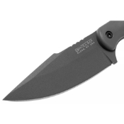 Becker Black Harpoon Fixed Knife w/ Black Sheath