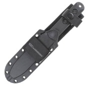 EK Short Clip Point Fixed Knife w/ Black Sheath 