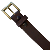 Leather Belt w. Removable Buckle