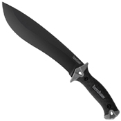 Camp 10 Rubber Overmold Handle Fixed Blade Knife