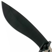 Camp 10 Rubber Overmold Handle Fixed Blade Knife