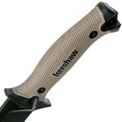 Camp 10 Rubber Overmold Handle Fixed Blade Knife