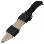 Camp 10 Rubber Overmold Handle Fixed Blade Knife