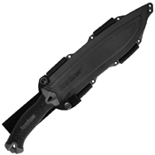 Camp 10 Rubber Overmold Handle Fixed Blade Knife