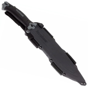 Camp 10 Rubber Overmold Handle Fixed Blade Knife
