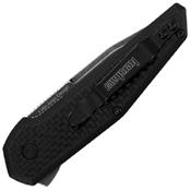 Fraxion BlackWash Finish Clip-Point Blade Folding Knife