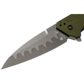 Dividend Olive Folding Knife