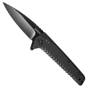 Fatback Black-Oxide Coated Plain Edge Blade Folding Knife