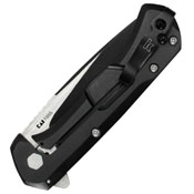 Showtime Satin & Black-Oxide Coated Blade Folding Knife