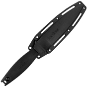 Secret Agent Rubberized Co-Molded Handle Fixed Blade Knife